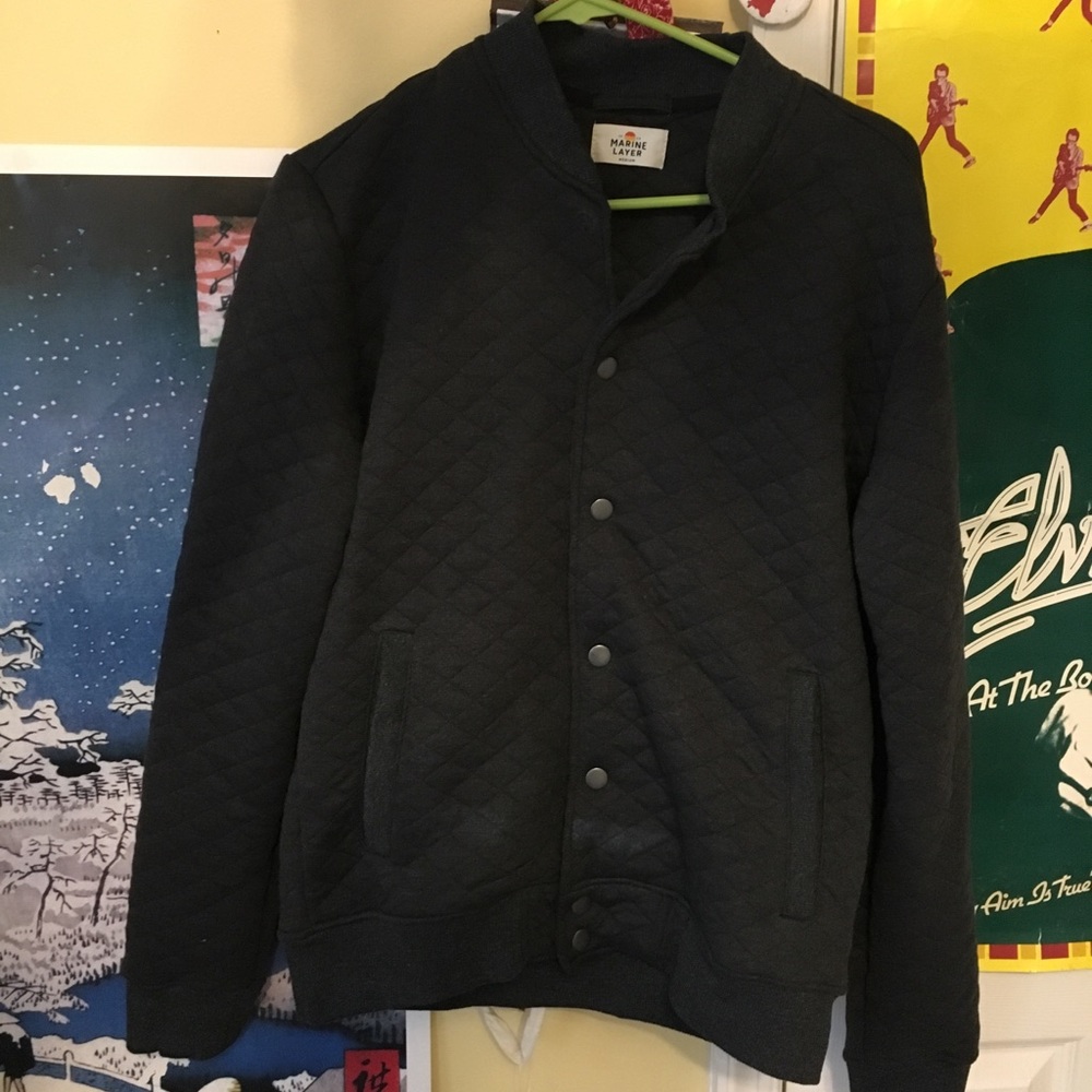 Marine Layer Varsity Snap Jacket